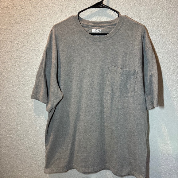 Duluth Trading Co. Pocket T-Shirt Crew Neck Short Sleeve Gray Large - Picture 1 of 6